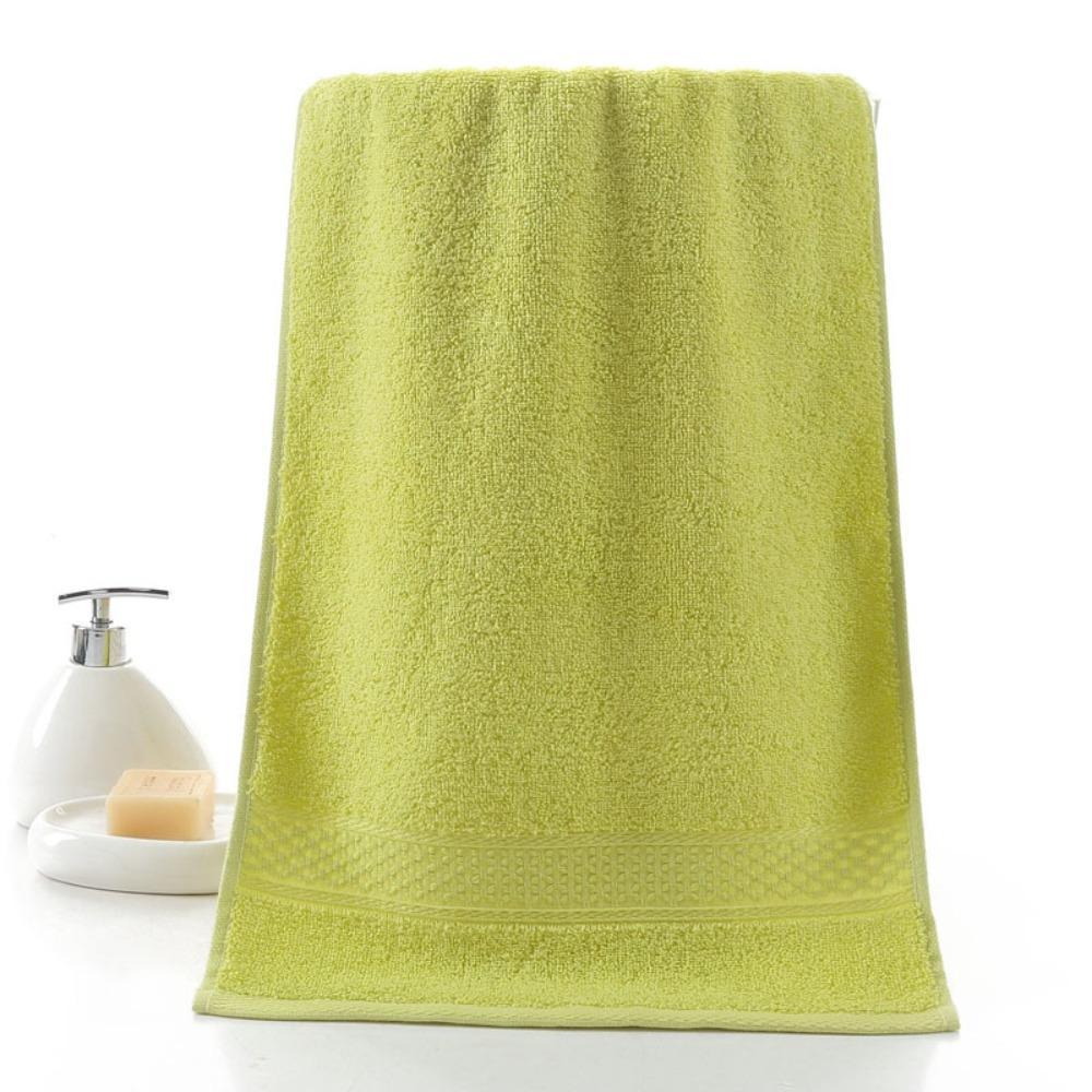 Spot large thickened cotton souvenir towel hotel men's sports face towel plain color broken gear water absorption