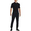 Under Armour Seamless Polo Shirts Men's Black Polo Collar Moderate Straight Fit Unisex 1370094-001