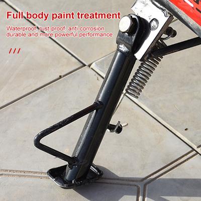 Supporto cavalletto laterale per moto Supporto poggiapiede per moto piccola Staffe cavalletto laterale universali per bicicletta, scooter, bici elettrica