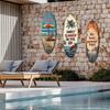 Summer Wooden Surfboards Wall Decor Colorful Beach Decor Wall Art  Bar Cafe Decor