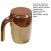 Self Stirring Coffee Mug USB Rechargeable Electric Blender Cup Automatic Mixing Cup for Home Office Travel Hot Cold Drinks