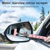 Stainless Steel Car Rearview Mirror Wiper Extendable Car Rearview Mirror Wiper Auto Glass Cleaning Tools Window Cleaning Brush