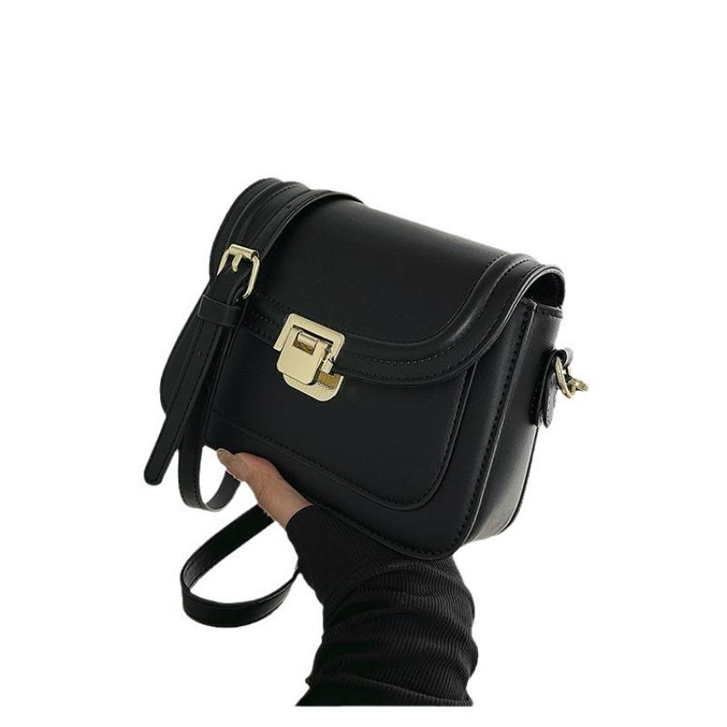 Contrasting color bag women's popular new trendy fashion shoulder bag versatile messenger small square bag