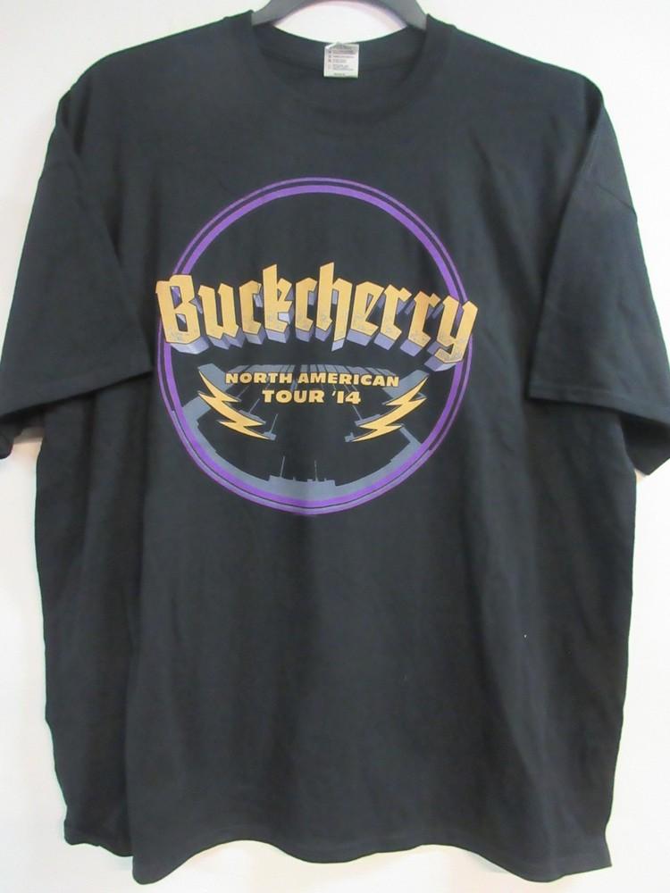 BUCKCHERRY OFFICIAL MERCH N.A. TOUR 2014 BAND CONCERT MUSIC  2XL / XXL Unisex T-Shirt XXXXL