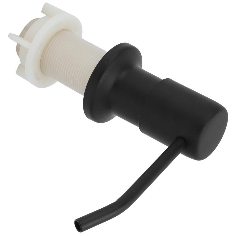 Matte Black Sink Soap Dispenser Stainless Steel Built In Soap Dispenser  Countertop Use