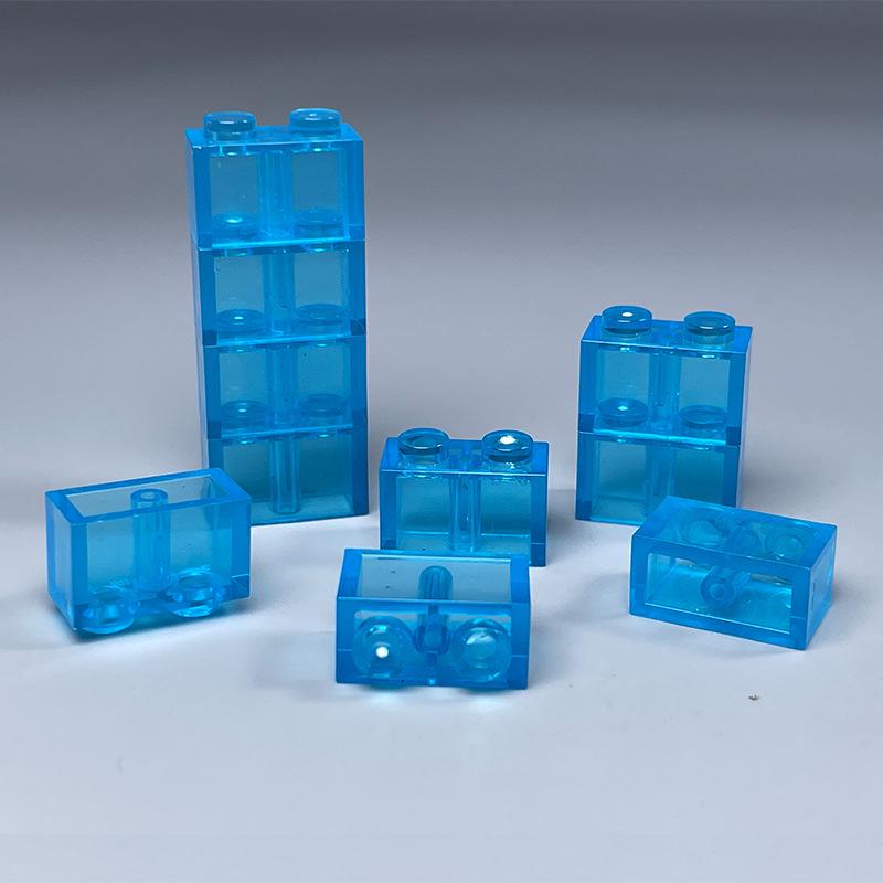 Small Particle Building Blocks: 1x2 High-Hole Brick 3004 - Basic Wall Brick Toy Accessories
