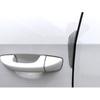 4pcs Anti-Scratch Silver Carbon Fiber Car Door Edge Protector Guards Trims Strip