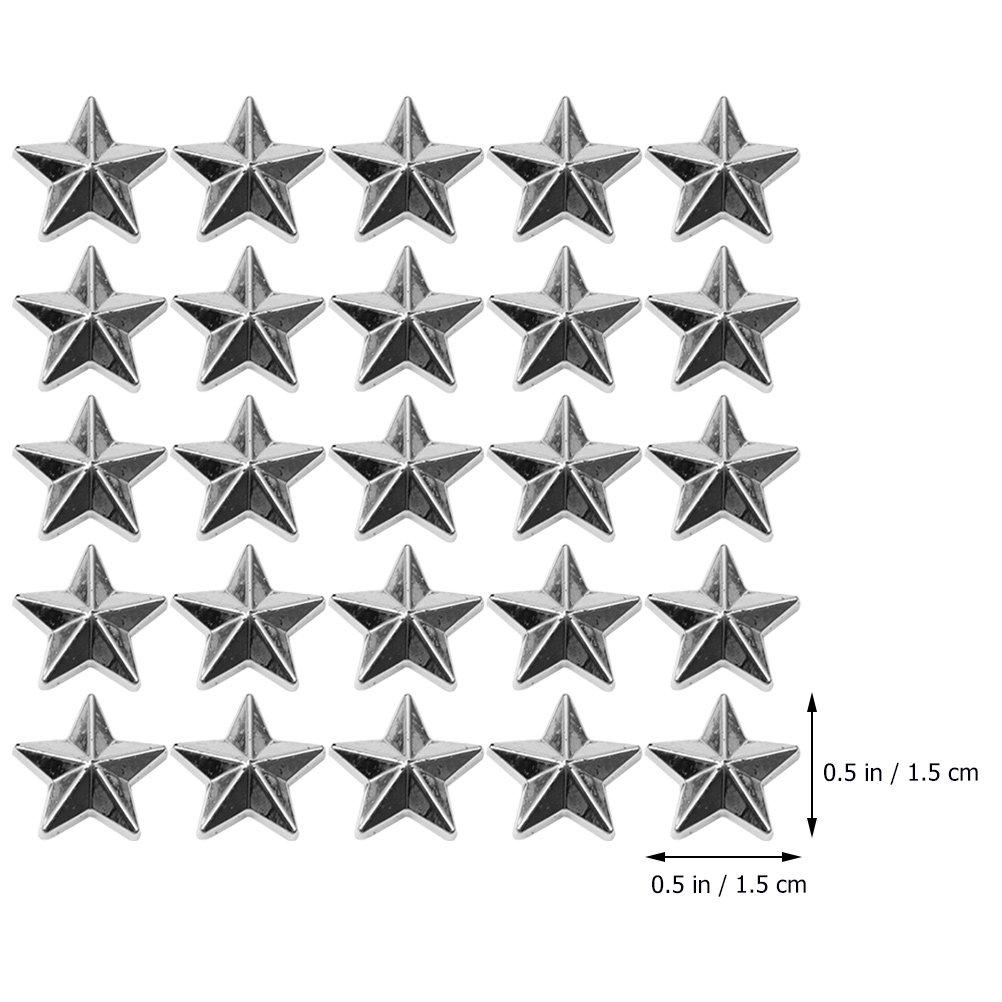 200Pcs Acrylic Star Ornaments Lightweight Easy to Use DIY Craft Charm Clothing Accessories DIY Crafts Supplies Star Shape Decor