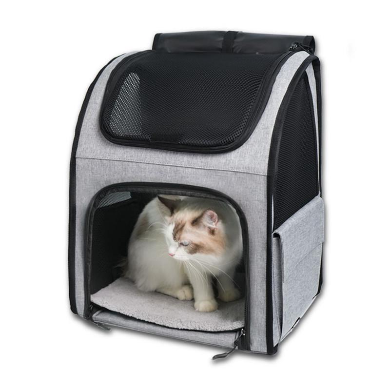 Cross-Border Portable Cat Carrier: Breathable, Large Capacity, Foldable Pet Bag for Travel