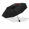 Grim Reaper, Colorful- Automatic Umbrella, Four Seasons Portable Folding Umbrella, Suitable for Men and Women, Travel, Daily Compact Umbrell