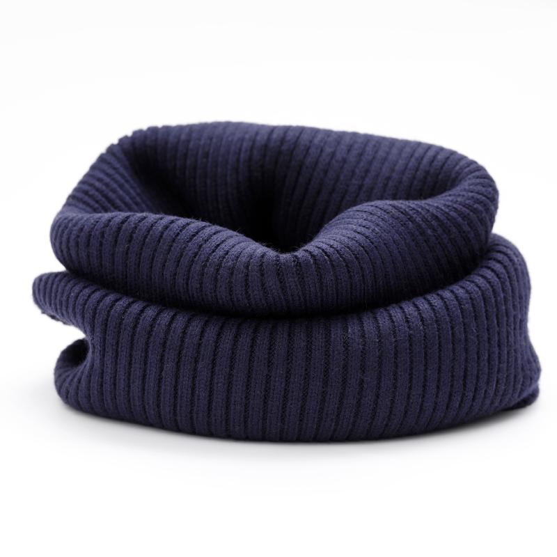 Neck Gaiter Thick Women Ribbed Knitted Tube Scarf Ring Wool Neck Warmer Cowl Collar Loop Snood Scarf Winter Outdoor Skiing Men