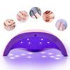 Nail Light Therapy Machine 36w Usb Powered Nail Grill Light Double Light Source Three Speed Timing Nail Light