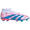 adidas PREDATOR LEAGUE Slip Resistant Abrasion Resistant Soccer Shoes Men's White Blue Pink IF1465