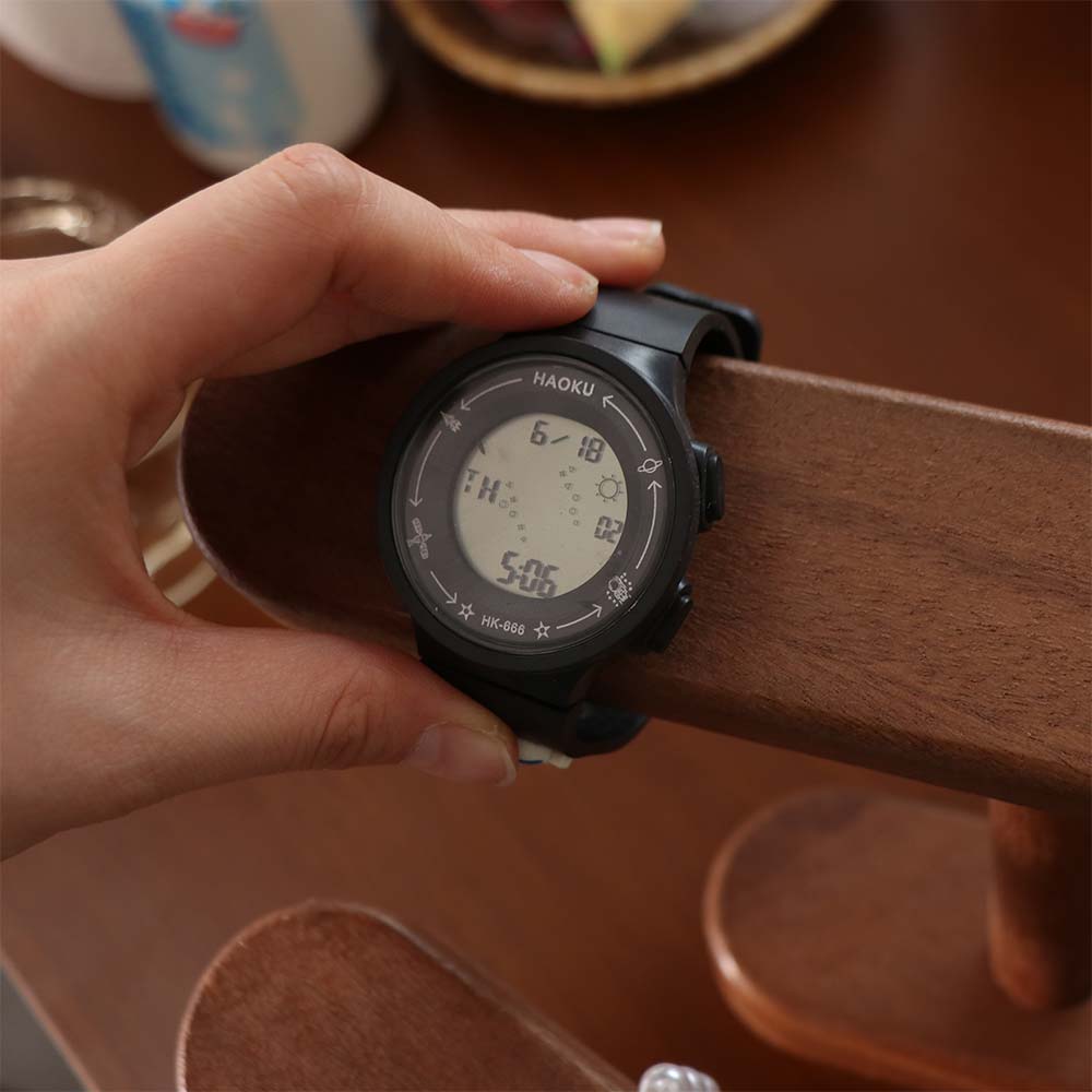 Wooden Watch Display Holder Display Shelf Watch Storage Rack Creative Watch Bracket  Bracket Chain