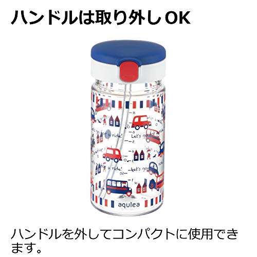 Richell Aclear Outing Straw Mug R 200 Navy Blue 1 piece 200ml 7 months