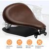 Motorcycle Drive Seat Bobber Solo Seat with Spring Base Mounting Bracket Kit Replacement for Harley Davidson Sportster XL 883 12