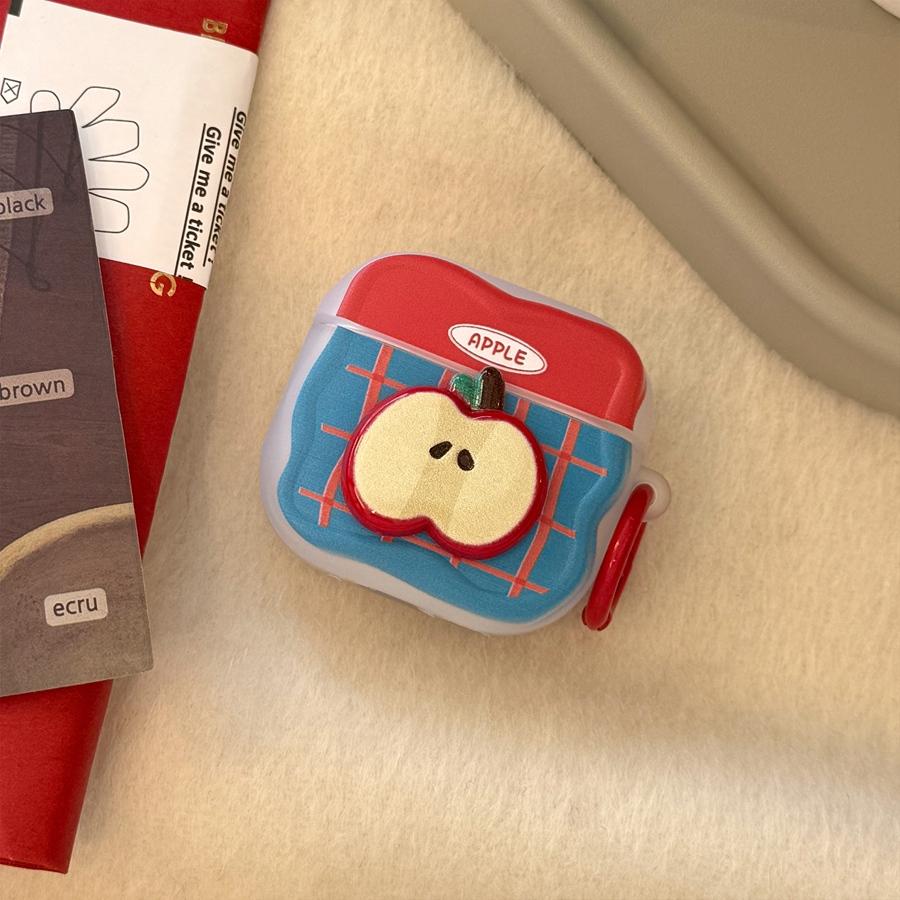 Cute 3D AirPods Case with Carabiner & Charms, Shockproof Dust-Proof Protective Cover with Cute Keychain Holder for AirPods Pro 2/1 AirPods 4/3/2/1