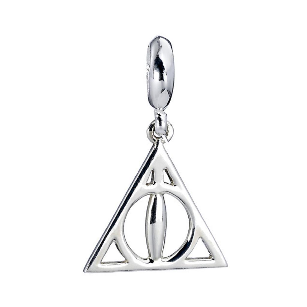 HARRY POTTER Sterling Silver Deathly Hallows Slider Charm