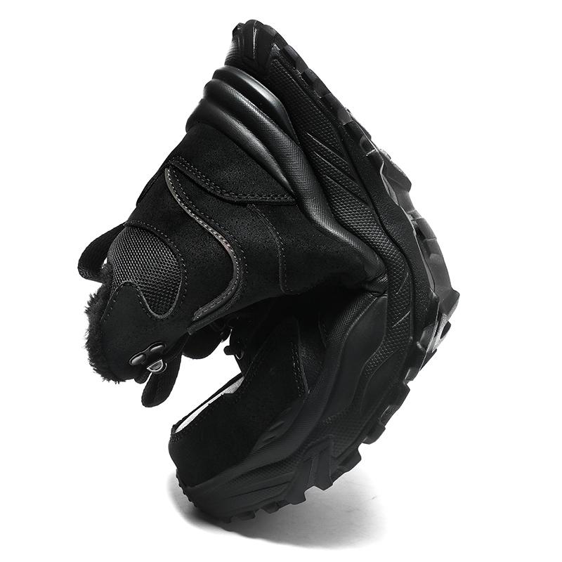 Męskie buty trekkingowe, ciepłe, zimowe, wodoodporne, wysokiej jakości, antypoślizgowe, turystyczne botki, męskie zimowe buty robocze