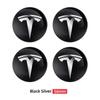 Car Sticker Tesla 4pcs 56mm Hub Cap Center Cap Logo High Quality Sticker for Tesla Model 3 Y S X Personalized Emblem Sticker Car