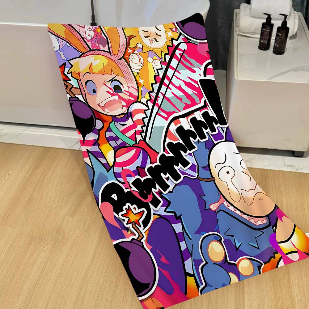 Anime Popee The Performer Good Quality Beach Towel Colorful Bath Towels for Girl Microfiber Quick Dry Sand Free Beach Gym Pool