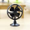 1:12 Scale Dollhouse Electric Fan Retro Mini Fan Model Miniature Doll Fan Furniture  DIY Toy