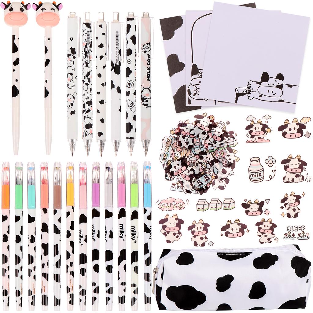 Cute Milk Cow Pen Set