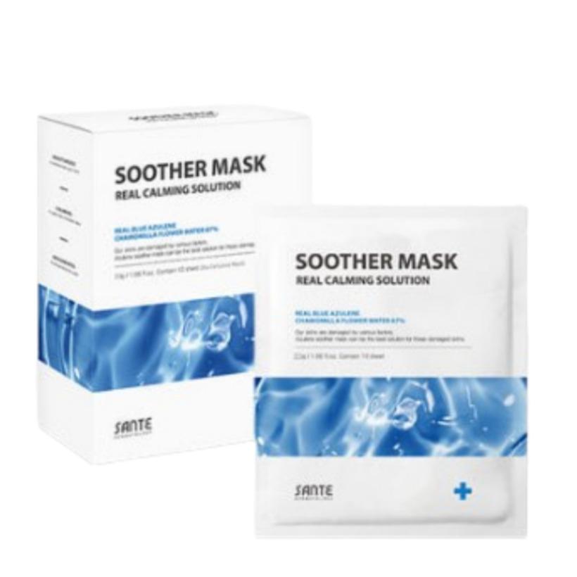 sante soother mask pack 10 sheets Korea Beauty