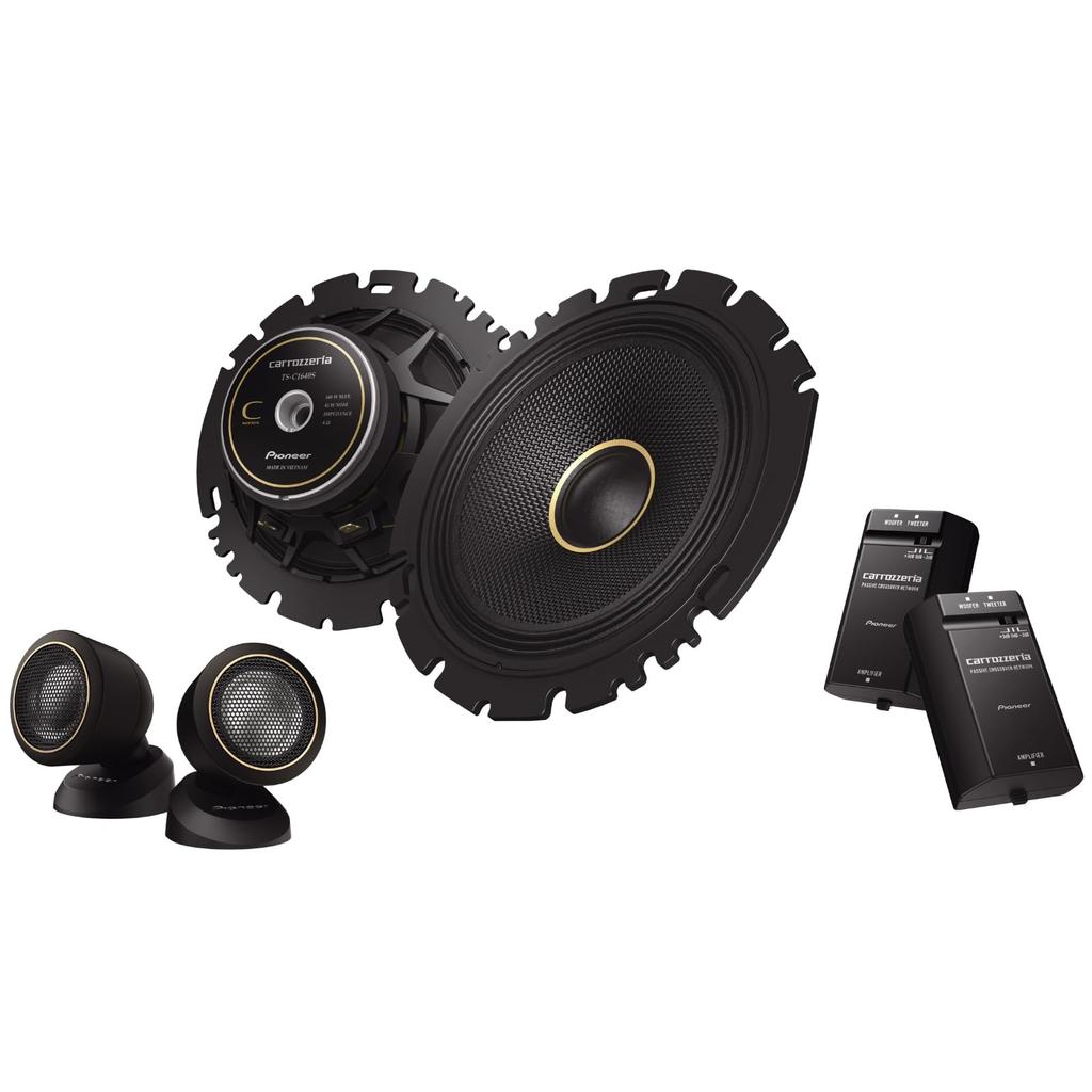 Pioneer Lautsprecher, 16 cm, passgenauer Lautsprecher, separat, 2-Wege, hohe Auflösung, kompatibel mit Carrozzeria TS-C1640S