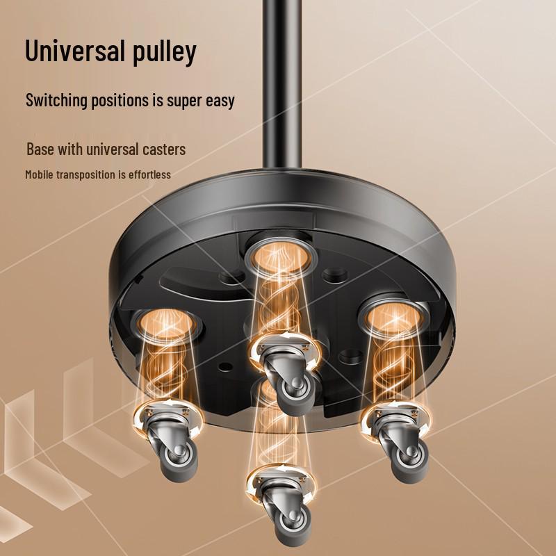 Floor-Standing Telescopic Tablet & Turntable Stand for Streaming & Binge-Watching