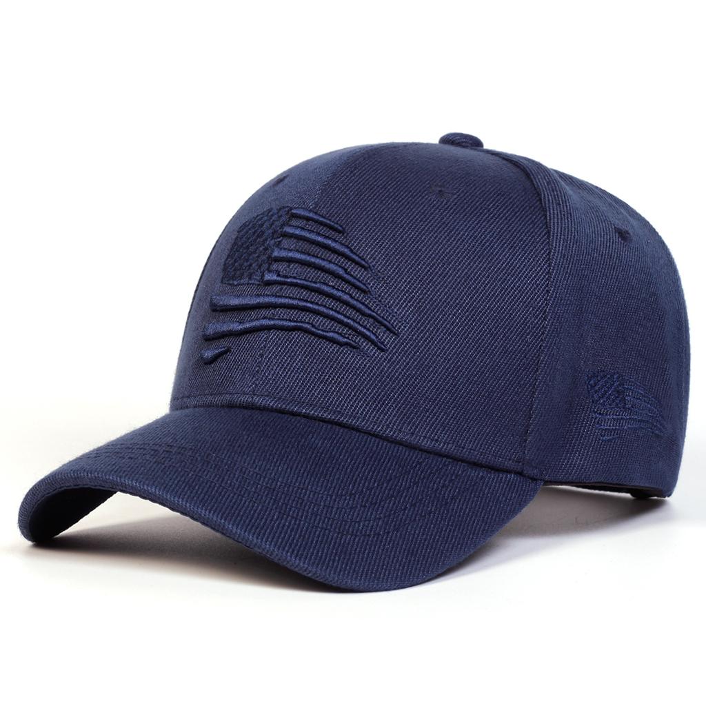 Unisex American Flag Embroidery Baseball Caps Adjustable Casual Hats Spring and Autumn Outdoor Sunscreen Hat