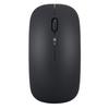 Wireless Mouse 2.4G Rechargeable USB Wireless Gaming Mouse with LED Colorful LightBlack