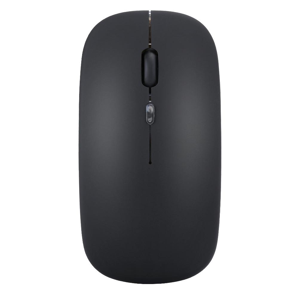 Wireless Mouse 2.4G Rechargeable USB Wireless Gaming Mouse with LED Colorful LightBlack