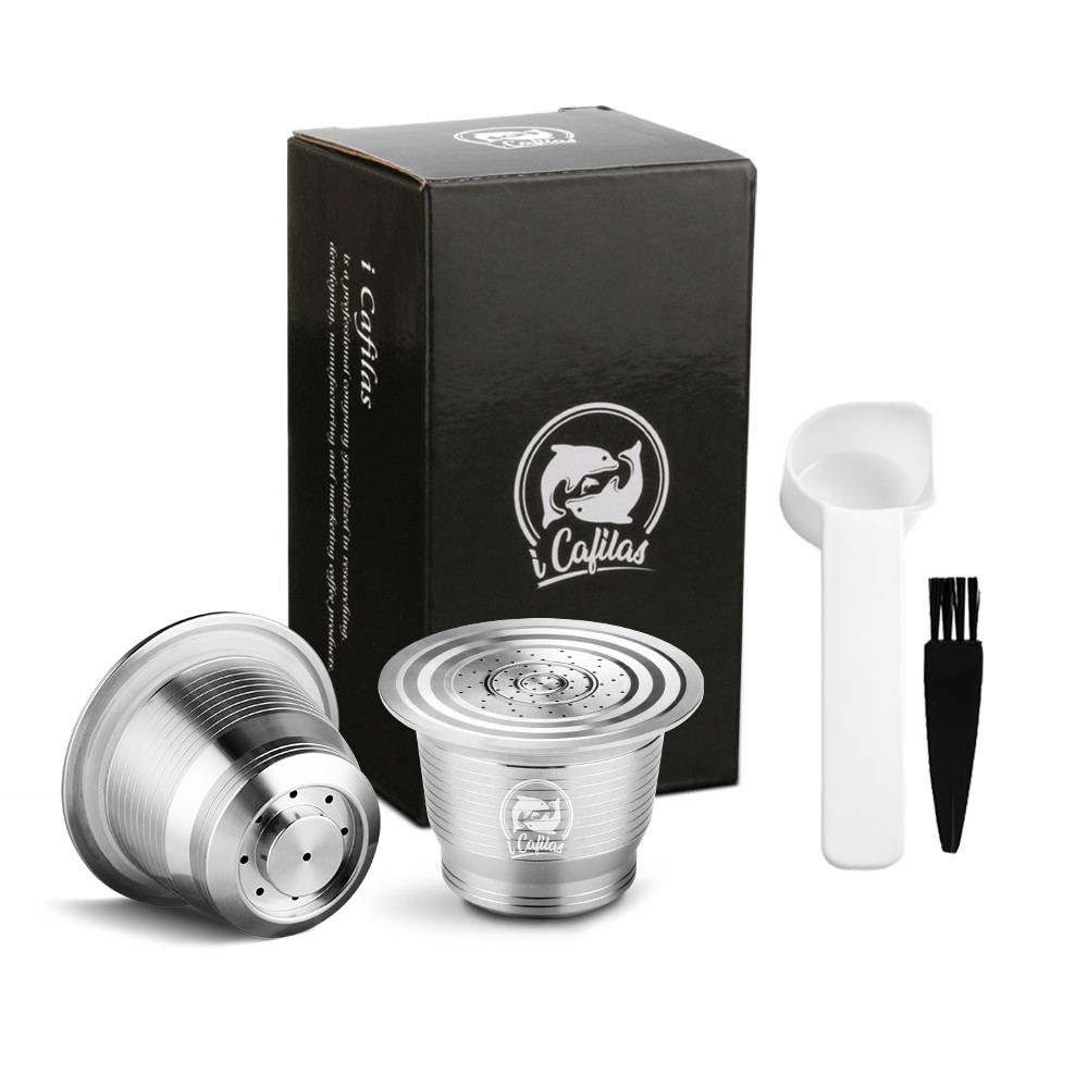 Wiederverwendbare Kapsel aus Edelstahl, permanenter Kaffeekapselhalter, kompatibel für Nespresso Original Line