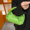 Luxury design women's hobo pleated tote sweet color underarm bag small bag and bags shoulder bag