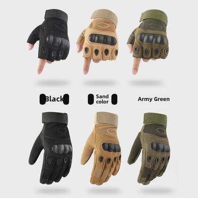 Guanti tattici da uomo a dita intere e mezze dita: Appassionati di equitazione all'aperto, motociclette, combattimento, fitness, militari.