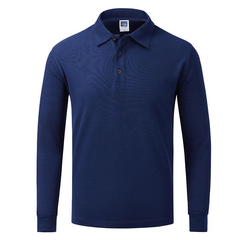 Custom Embroidered Long Sleeve Polo Shirt with Logo