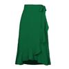 One Piece Lace up Irlong Regular Skirt One Piece Shoelace Irregular Long Dress