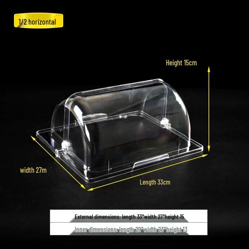 Transparent Acrylic Food Display & Dust Cover