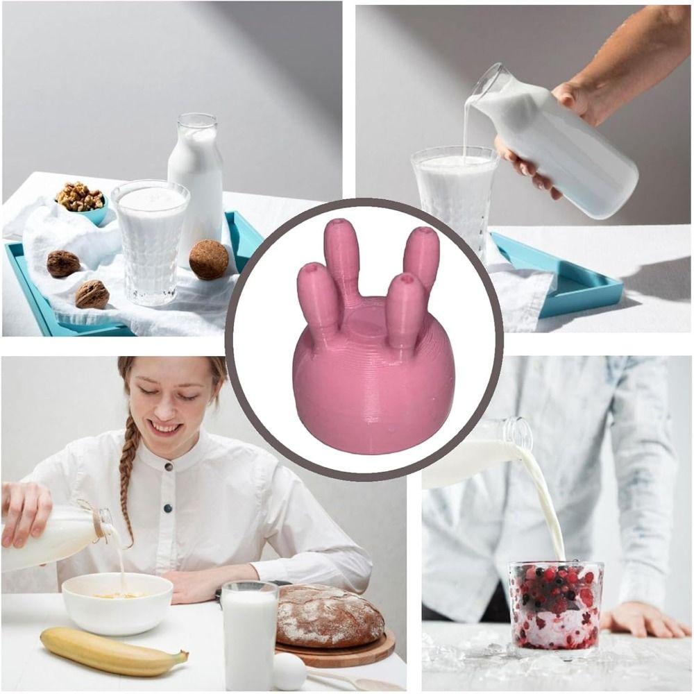 Pouring Cow Udder Milk Carton Cap Kitchen Tools Milk Jug Lid Gifts Milk Cap