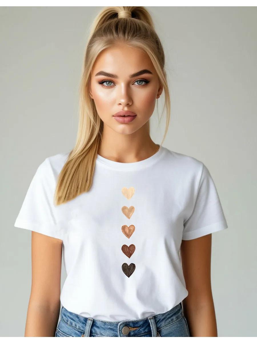 Oversized T-shirt with lettering 3XL