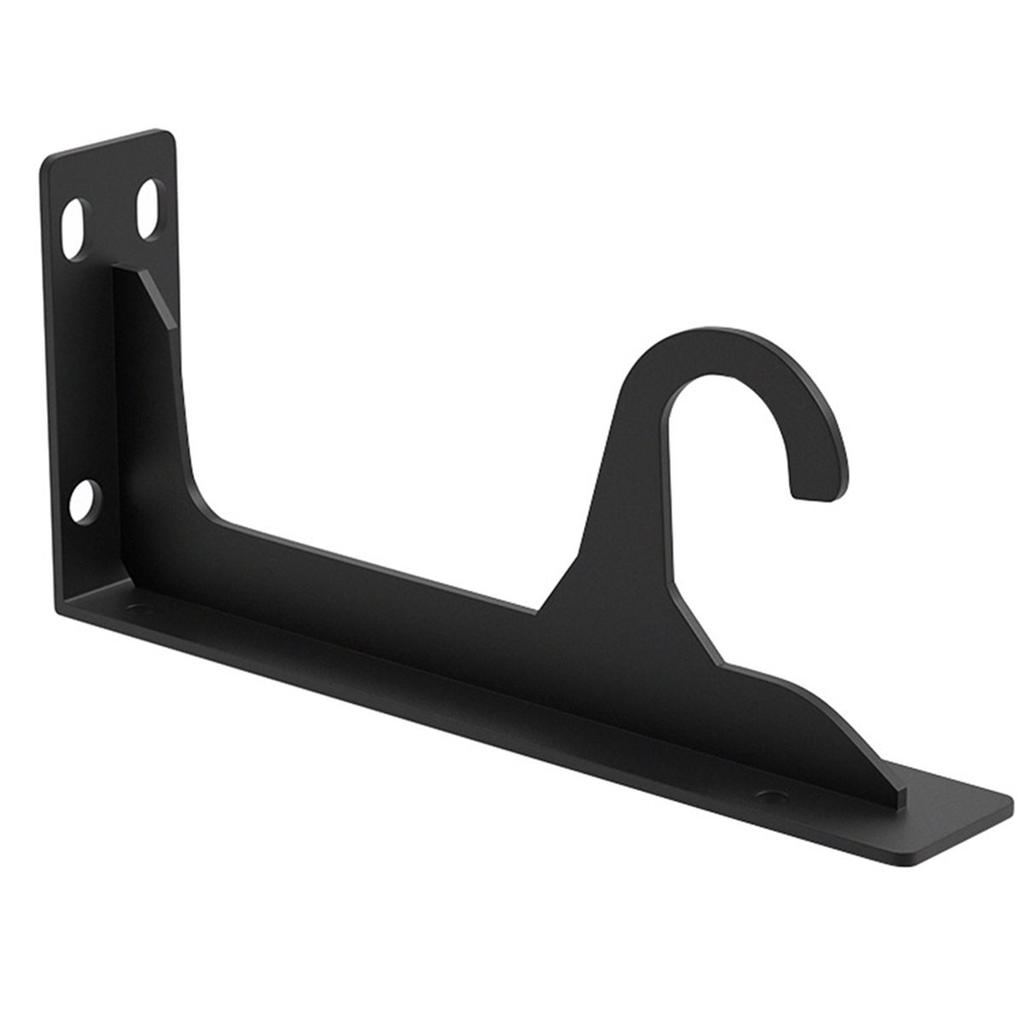 Stabile Wandmontage-Kleiderstangenhalter mit Haken Metallregalstützen für Schlafzimmer Halter zum Aufhängen von Kleidung