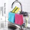 Sink Rack for Holding Items, Water Drain Storage Shelf, Kitchen Sink Drain Basket, Drain Rack for Drying Cloths, Hole-free Rack for Drying Towels
