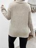 2026 Autumn/Winter Women's Plus Size V-Neck Long Sleeve Ribbed T-shirt