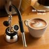 Professional 403 Stainless Steel Coffee Frother Pitcher 300ML Capacity For Smooth Pouring And Creative Designs