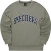 Skechers Soft And Comfortable Casual Versatile Hoodie Unisex Hoodies Laurel-Oak Gray L324U065-04AU