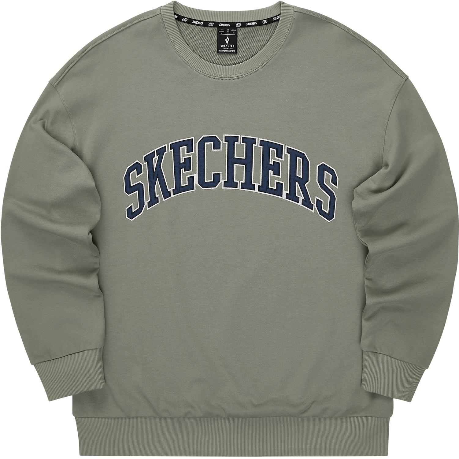 Skechers Soft And Comfortable Casual Versatile Hoodie Unisex hoodies Laurel-Oak Gray L324U065-04AU XS