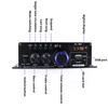 Home Mini Amplifier DC12V Audio Power Amplifier Stereo Subwoofer Bluetooth Player For Home Speakers and Car Media Systems