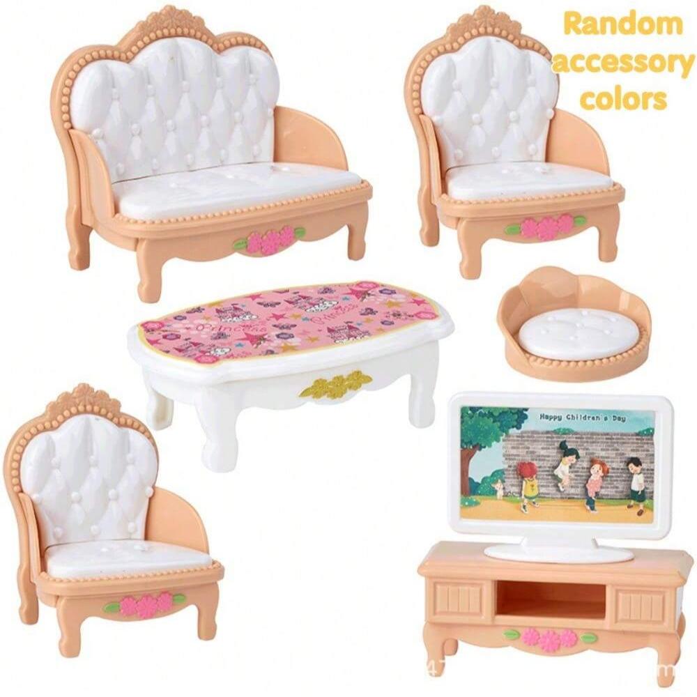 1:12 Miniature Furniture Set For Dollhouse - Bedroom, Living Room, Kitchen, Bathroom Accessories - Perfect Holiday Gift