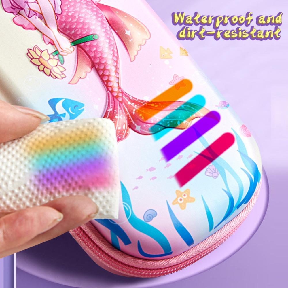 2025 New Hot Selling Elf Pencil Case Cartoon Student Pencil Case 3d Three-dimensional Zipper Stationery Box Pencil Case